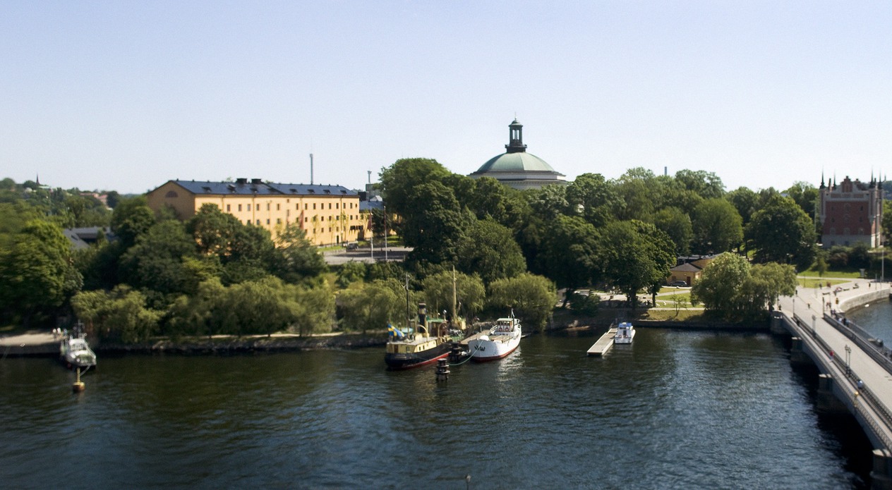 Exteri&ouml;r skeppsholmen. Foto.