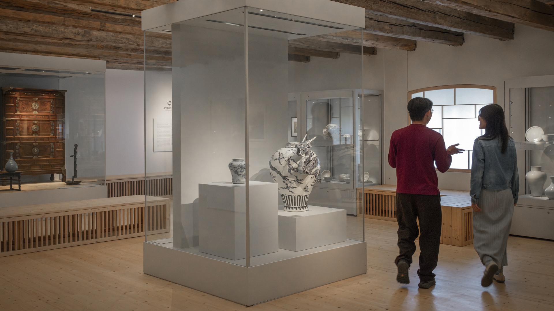 pressbilder inför återöppnandet av Östasiatiska museet 2026, utställningen Koreagalleriet